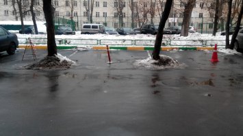 уже выкладывал тут, но повторюсь.....Москва... жильцы ближайшего дома выехали по своим делам.....