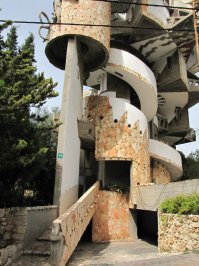 Спиральный дом в Рамат-Гане с др ракурса