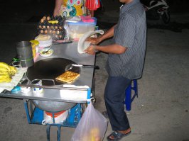 Тайские блины с бананами