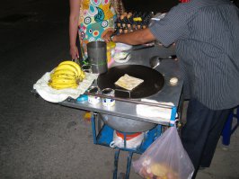 Тайские блины с бананами