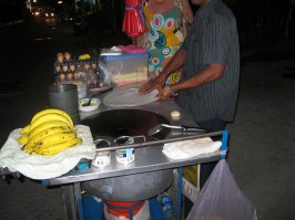 Тайские блины с бананами