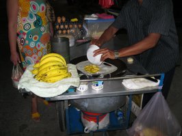 Тайские блины с бананами