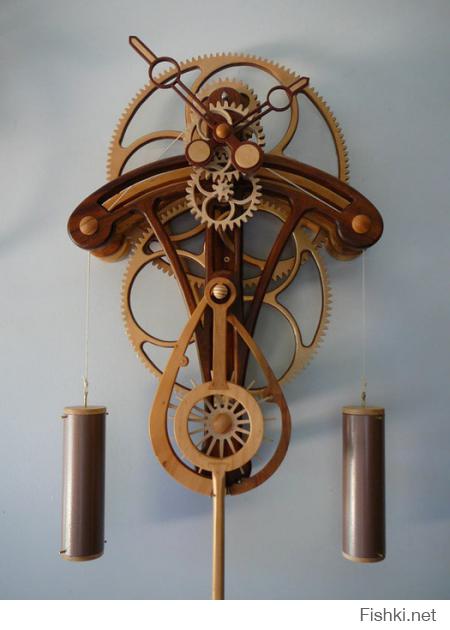 Деревянные часы Клейтона Бойера