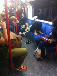 представьте, что она такое сделает в нашем метро, вечером, в час пик, ....я описывать не буду, сами придумайте.