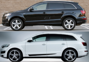 Обновляться? Ага, щаз! Они перед/зад меняют, остальное всё то же самое, что и VW!

Давайте ещё сравним для примера VW Tuareg, Audi Q7...