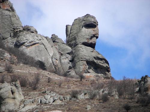 В Крыму есть подобное - Долина привидений.