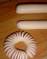 Крутой способ нарезать сосиски