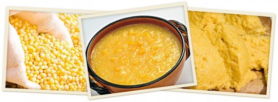 Как-то на просо не похоже, больше похоже на горох или кукурузу, хотя откуда в древнем Китае кукурура:).
 Просо - пшенка по-простому, гораздо мельче