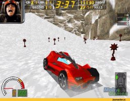 В первой карме мне нравился экрнанчик который показывал маньячное лицо водителя