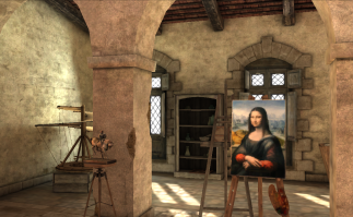 и, конечно, Леонардо 
(отсюда -  )