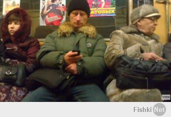 Знаменитости в метро