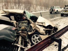 Авария дня 1853. В Приморье в ДТП погибли два человека