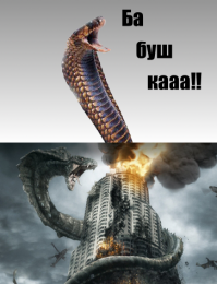 Кобру коброй вышибают