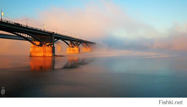 А ещё можно вот такие фото Новосибирска показать.