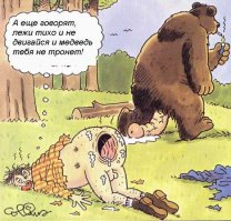 с медведями надо быть аккуратнее