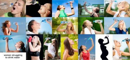 Воду пить вообще сложно