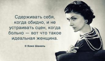 20 вдохновляющих цитат от неподражаемой Коко Шанель