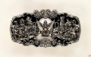 Картина называется "Одиночество", нарисована шариковой ручкой, а размеры ее 2,5 метра в ширину и 1,5 в длину.
Автор - Джо Фентон