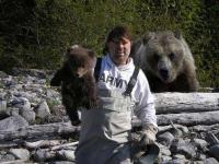 Медвежья рыбалка на заповедном кордоне
