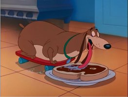 Разжиревшая такса до и после похудения