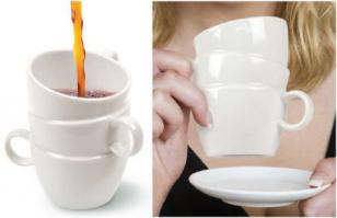 Прикольный дизайн чайных чашек и кружек