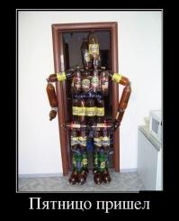 Я такое чудо пугалом в огороде поставил.