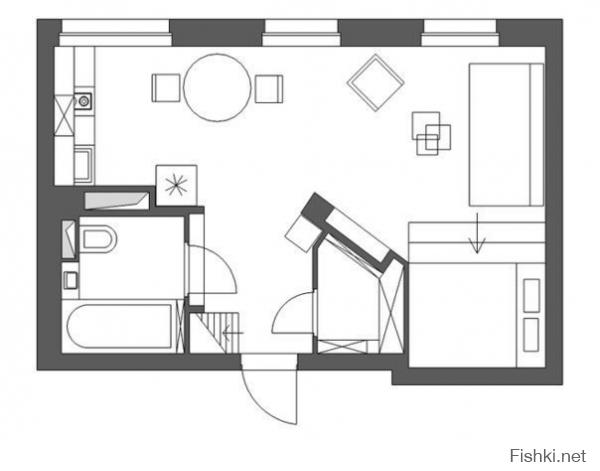 36 квадратов, хрущевка