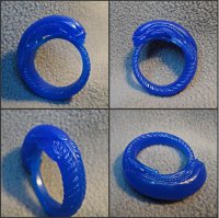 Очень круто - правда ща через 3д принтеры можно сделать вообще шедевральные 

А вот такое колечко парень из Владивостока - делает в ручную