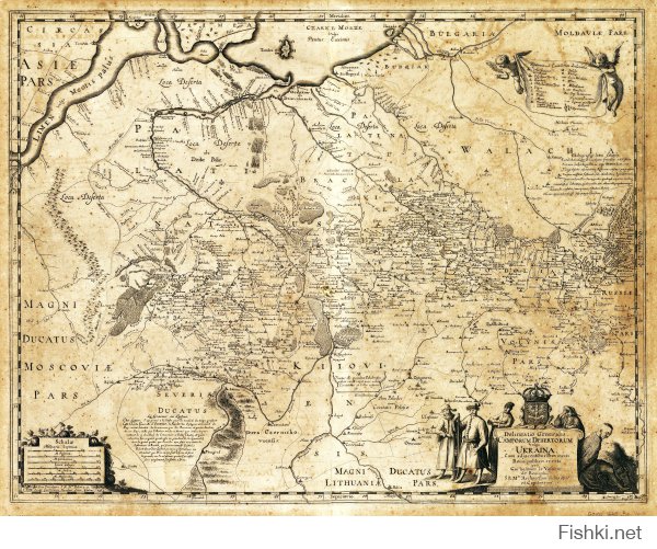 Был такой древний древний стандарт картографии даже в европе. Когда север отображался внизу.