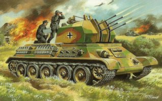 Вот еще интересная картинка. Лично мне сомнительно, что немцы такое сооружали. Все-таки дизель...