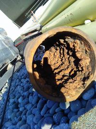 Водопроводная труба в разрезе