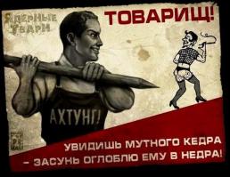 Товарищ, будь бдительным, враг не дремлет