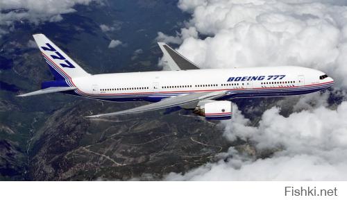 С темой надо разбираться еще, но двигателя у "Boeing777" все-таки 2, по одному на крыло