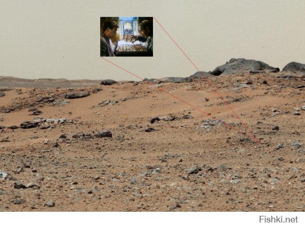На Марсе обнаружили летающую тарелку 