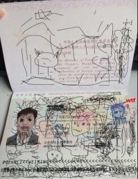 Юный художник "порадовал" отца