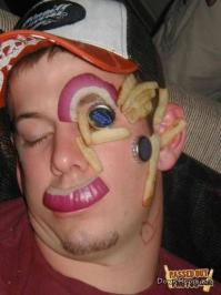 не совсем мэйкап, но вполне забавно получилось)