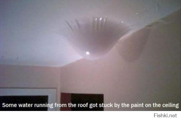 это не краска это натяжной потолок