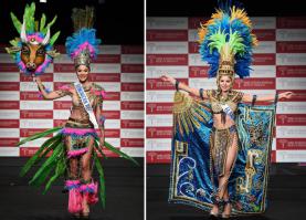 Та что справа... А потом говорят что фото на фоне ковра только в СССР было...