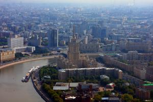 Лазил по работе на крышах Москва-Сити. Сильно не пинайте, вдруг кому понравится?