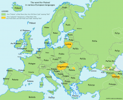 Название Польши на разных языках: