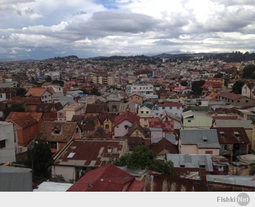 Антананариву, столица Мадагаскара.