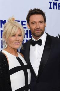 Хью с супругой