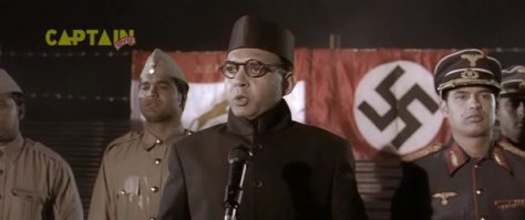 Индия фильм представляет!
К Гитлеру приходит высокий красавец - доктор Геббельс. Гитлер ниже его на пару голов. Гитлер в этот момент читает Шекспира.Рядом стоят генералы - истинные арийцы, слепо преданные своему Фюреру. В это время Геринг выступает перед войсками. Гитлер злиться и поет песни узнав что Красная Армия вошла в  Берлин!