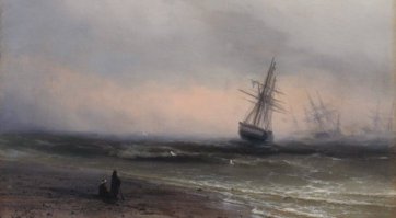 Айвазовский, "Морской пейзаж в Крыму", страховая стоимость всего 40 000 долларов, мазня выше 140 миллионов. Я лично уверен в еврейском лобби придумывающим цены на эти шедеврецы для отмывки денег, ибо кроме еврея их никто и не купит. Концентрация всех денег в мире у евреев самая большая, цены на мазню, типа черного квадрата, это подтверждают.