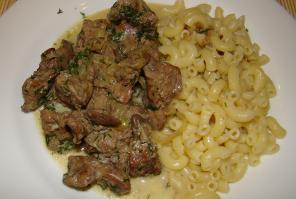 макароны и печенка... все... на хрен фуа-гру...