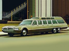 а как насчет такого лимузина?..

Oldsmobile Toronado AQC Jetway 707 Limousine 1968–70