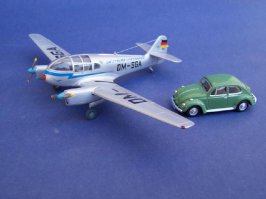 у меня была вот такая моделька - Чехословацкий легкий многоцелевой самолет Aero Ae-45 "Kocsag"