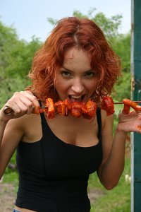 шашлык как шашлык...