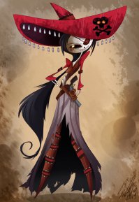 Напомнило мульт- "Book of life"