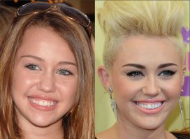 Явный пример того, когда улыбка натянута и глаза не улыбаются... и когда улыбка искренна... и глаза улыбаются